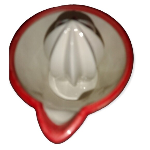 Strawberry Juicer Covered Hand Painted Farmhouse Grannycore Cottagecore - Picture 4 of 8